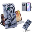 For Xiaomi Redmi 9A Coloured Drawing Horizontal Flip Leather Case, with Holder & Card Slots & Wallet(Tiger) - 1
