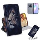 For Xiaomi Redmi 9A Coloured Drawing Horizontal Flip Leather Case, with Holder & Card Slots & Wallet(Lion) - 1