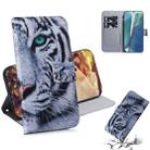 For Samsung Galaxy Note 20 Coloured Drawing Horizontal Flip Leather Case, with Holder & Card Slots & Wallet(Tiger) - 1