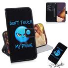 For Samsung Galaxy Note 20 Ultra Coloured Drawing Horizontal Flip Leather Case, with Holder & Card Slots & Wallet(Anger) - 1