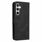 For Samsung Galaxy M35 Skin Feel Life Tree Metal Button Leather Phone Case(Black) - 3