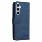 For Samsung Galaxy M35 Skin Feel Life Tree Metal Button Leather Phone Case(Blue) - 3