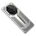 For vivo X100S Blade Cooling PC Full Coverage Phone Case(Titanium Silver) - 1