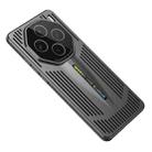 For vivo X100S Blade Cooling PC Full Coverage Phone Case(Graphite Black) - 1