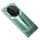 For vivo X100S Blade Cooling PC Full Coverage Phone Case(Cyan) - 1