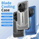 For Huawei Mate 60 Pro Blade Cooling PC Full Coverage Phone Case(Titanium Silver) - 2