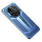 For Huawei Mate 60 Pro Blade Cooling PC Full Coverage Phone Case(Blue) - 1