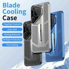 For Huawei Pura 70 Ultra Blade Cooling PC Full Coverage Phone Case(Blue) - 2