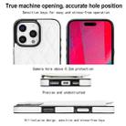 For iPhone 16 Pro Max Double Buckle Rhombic PU Leather Phone Case(White) - 3