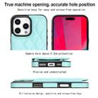 For iPhone 16 Pro Max Double Buckle Rhombic PU Leather Phone Case(Blue) - 3