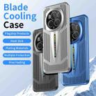 For Honor Magic6 Pro Blade Cooling PC Full Coverage Phone Case(Dark Purple) - 2