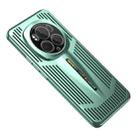 For Honor Magic6 Pro Blade Cooling PC Full Coverage Phone Case(Cyan) - 1