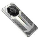 For Honor X50 Blade Cooling PC Full Coverage Phone Case(Titanium Silver) - 1