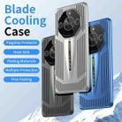 For Honor X50 Blade Cooling PC Full Coverage Phone Case(Titanium Silver) - 2