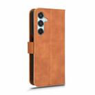 For Samsung Galaxy M35 Skin Feel Magnetic Flip Leather Phone Case(Brown) - 3