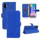 For Samsung Galaxy M06 5G / F06 5G Skin Feel Magnetic Flip Leather Phone Case(Blue) - 1