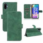 For Samsung Galaxy M06 5G / F06 5G Skin Feel Magnetic Flip Leather Phone Case(Green) - 1
