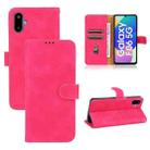For Samsung Galaxy M06 5G / F06 5G Skin Feel Magnetic Flip Leather Phone Case(Rose Red) - 1