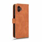 For Samsung Galaxy Xcover7 Pro Skin Feel Magnetic Flip Leather Phone Case(Brown) - 3