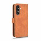 For Samsung Galaxy M56 5G Skin Feel Magnetic Flip Leather Phone Case(Brown) - 3