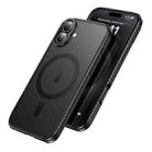 For iPhone 16 Plus hoco Cool Shield MagSafe Shockproof Phone Case(Black) - 1