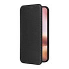 For iPhone 16 Plus Carbon Fiber Texture Flip Leather Phone Case(Black) - 2