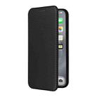 For iPhone 16 Pro Carbon Fiber Texture Flip Leather Phone Case(Black) - 2