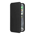 For iPhone 16 Pro Max Carbon Fiber Texture Flip Leather Phone Case(Black) - 3