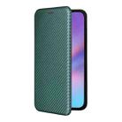 For iPhone 17 Carbon Fiber Texture Flip Leather Phone Case(Green) - 2