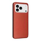 For iPhone 17 Pro Max Carbon Fiber Texture Flip Leather Phone Case(Brown) - 3
