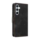 For Samsung Galaxy M35 Embossed Rhombus Starry Leather Phone Case(Black) - 3
