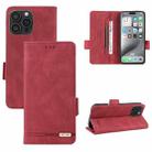 For iPhone 16 Pro Magnetic Clasp Leather Phone Case(Red) - 1