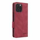 For iPhone 16 Pro Magnetic Clasp Leather Phone Case(Red) - 3