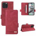 For iPhone 16 Pro Max Magnetic Clasp Leather Phone Case(Red) - 1