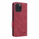 For iPhone 16 Pro Max Magnetic Clasp Leather Phone Case(Red) - 3