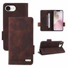 For iPhone SE 2024 Magnetic Clasp Leather Phone Case(Brown) - 1