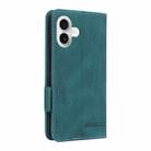 For iPhone 17 Magnetic Clasp Leather Phone Case(Green) - 3