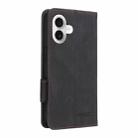 For iPhone 17 Magnetic Clasp Leather Phone Case(Black) - 3