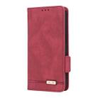 For iPhone 17 Magnetic Clasp Leather Phone Case(Red) - 2