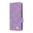 For iPhone 17 Pro Magnetic Clasp Leather Phone Case(Purple) - 2