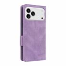 For iPhone 17 Pro Magnetic Clasp Leather Phone Case(Purple) - 3