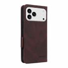 For iPhone 17 Pro Max Magnetic Clasp Leather Phone Case(Brown) - 3