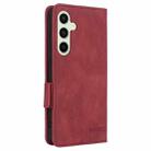 For Samsung Galaxy S24 FE 5G Magnetic Clasp Leather Phone Case(Red) - 3