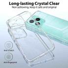 For Honor 400 Lite Scratchproof Acrylic TPU Phone Case(Transparent) - 3