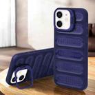 For iPhone 11 Invisible Holder Cooling Phone Case(Transparent Purple) - 1