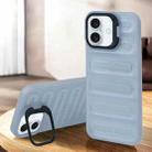 For iPhone 16 Plus Invisible Holder Cooling Phone Case(Transparent) - 1