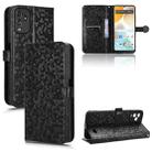 For BLU View 5 Pro Honeycomb Dot Texture Leather Phone Case(Black) - 1