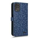 For BLU View 5 Pro Honeycomb Dot Texture Leather Phone Case(Blue) - 3