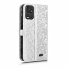 For BLU View 5 Pro Honeycomb Dot Texture Leather Phone Case(Silver) - 3