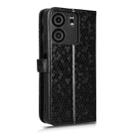 For BLU View 5 Honeycomb Dot Texture Leather Phone Case(Black) - 3